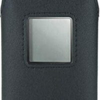 Fitted Leather Case for eTalk, Verizon KAZUNA eTalk Flip Phone Features: Rotating Belt Clip, Screen & Keypad Protection, Secure Fit