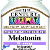 21st Century Melatonin 5mg, Maximum Strength 120 ea