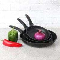 Mainstays Aluminum 7', 9' & 11' Non-Stick Skillet Pack, 3 Piece