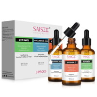 Saisze Anti Aging Vitamin C Serum for Face, Facial Skin Care Products 3 Pcs, Hyaluronic Acid and Retinol Serum (3 x 1 Fl Oz / 30ml), Anti Wrinkle and Dark Circle Remover