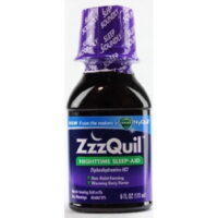 Vicks ZzzQuil Nighttime Sleep Aid, Diphenhydramine HCl, Warming Berry Liquid, 6 Fl Oz