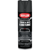 Krylon Automotive Truck Bed Coating Spray Paint, Flat, Black, 22 oz