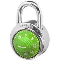 Master Lock 1505D Combination Dial Padlock, 1-7/8 in. (48mm) Wide, Assorted Colors