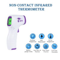 Household Infrared Thermometer Non-Contact Body Forehead Thermometer Temperature Meter Home Fast Measuring Ears Thermometer for Baby Kids Adults