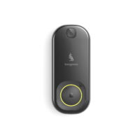 Refurbished Kangaroo A0008 Doorbell Camera + Chime, Black