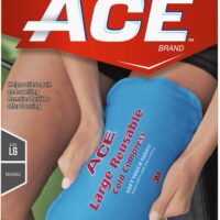 ACE Reusable Cold Compress Large for Pain Relief Soft Touch Fabric 1 Ea