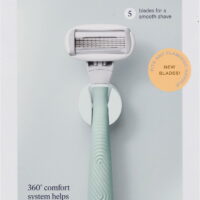 Flamingo Women's Razor Set (Mint & Gold)