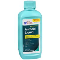 GNP Antacid Liquid, Regular Strength, Original Flavor - 12 oz