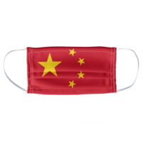 China Flag 1-Ply Reusable Face Mask Covering, Unisex