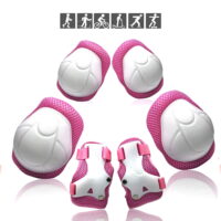 Kids Protective Gear Set Knee Pads for Kids 2-8 Years Toddler Knee and Elbow Pads with Wrist Guards 3 in 1 for Skating Cycling Bike Rollerblading Scooter