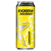 Rockstar Recovery Lemonade with Electrolytes Energy Drink, 16 oz Can