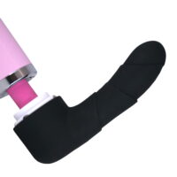 Pink B.O.B. Silicone Curved Stimulator Massage Wand Attachment