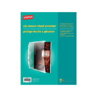 Staples Medium Weight Sheet Protectors 8.5' x 11' Clear 10/Pack (23259)