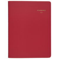 AT-A-GLANCE Fashion Weekly Appointment Book Planner, 8 1/4' x 11', Red, January 2022 to December 2022 - 709401322