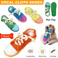 Amerteer Dog Chew Toys, Aggressive Chewer Puppies Teething Chew Toys for Boredom, Pet Dog Toothbrush Chew Toys with Rope Toys, IQ Ball and More Squeaky Toy for Puppy and Small Dogs