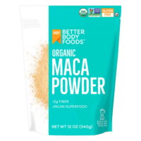 BetterBody Foods Organic Maca Power 12oz, mild flavor