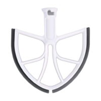 Worallymy Silicone Edge Beater Paddle Bowl-Lift Stand Mixer Home Kitchen Mixing Attachment Replacement for KitchenAid 6-Quart