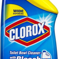 Clorox Toilet Bowl Cleaner With Bleach, Rain Clean 24 oz (Pack of 2)