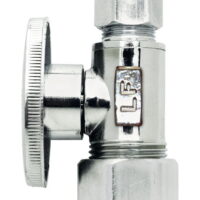 Plumb Pak PP20063LF 5/8 In. Compression T X 3/8 In. S Compression Brass Valve