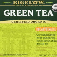 Bigelow Tea Organic Green Tea Decaffeinated -- 40 Tea Bags Pack of 2