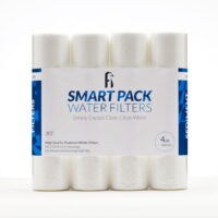 Smart Pack 5 Micron NSF Sediment Water Filter For RO, DI, Whole House, Ice Machine - Universal Size 2.5' x 10', 4 Pack