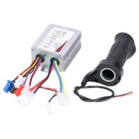 ANGGREK 36V 500W Brushed Speed Controller W/Throttle Handle Equipment For Electric Bike