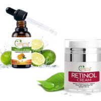 Smyrna Anti Aging Skin Care Set Retinol Day and Night Facial Cream and Vitamin C Serum, Vitamin E, Hyaluronic Acid, Green Tea For Wrinkles