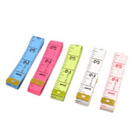 Unique Bargains Unique Bargains 1.5M 60' Seamstress Tailor Sewing Metal End Fiberglass Tape Measure 5 Pcs