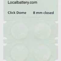 Siemens Connexx  Click Dome 8 mm Closed For RIC Hearing Aids - 6 Domes Each