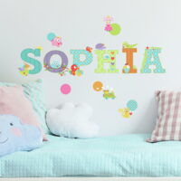 Animal Alphabet Dena Designs Peel and Stick Wall Decals - Multicolor - Assembled Product Height:  18 in