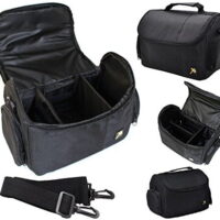 Large Deluxe Camera Carrying Bag Case For Nikon D3400 D5600
