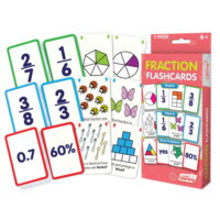 Junior Learning Fraction Flash Cards 212
