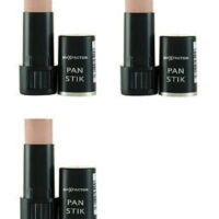 Max Factor Pan Stik Foundation #60 Deep Olive (Pack of 3)