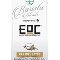 Eight O'Clock Barista Blends, Caramel Latte Ground Coffee, Medium Roast, 11 oz