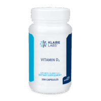 Klaire Labs Vitamin D3 5000 IU 100 caps