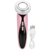 Haofy Red Blue Light Therapy Multi-function Pink EMS Face Machine, Skin Therapy Wand, Portable Household Dispels Man Woman For Soothing Massage