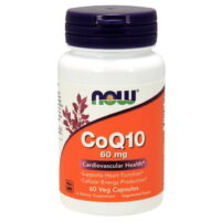 NOW Foods - CoQ10 Cardiovascular Health 60 mg. - 60 Vegetable Capsule(s)