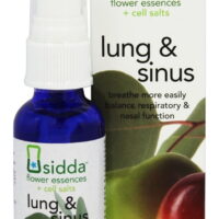 Siddha - Sidda Flower Essences + Cell Salts Lung & Sinus Homeopathic Oral Spray - 1 fl. oz