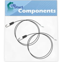 2-Pack 946-04229B Clutch Cable Replacement for Yard Machines 31AS6LEG700 (2006) Snowblower - Compatible with 746-04229 Clutch Drive Cable