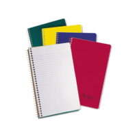 Earthwise by 100% Recycled Small Notebooks 3 Subjects, College Rule, Randomly Assorted Color Covers, 9.5 x 6, 150 Sheets