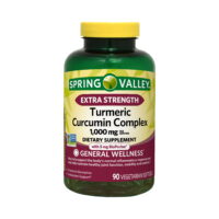 Spring Valley Extra Strength Turmeric Curcumin Complex Softgels Dietary Supplement, 1,000 mg, 90 Count