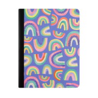Composition Notebook Wide Ruled Rainbows Multi Blue - greenroom