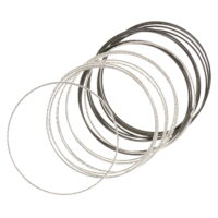 Mi Amore Silver-Tone And Black 20 Piece Bangle Bracelet Set For Women TMB638