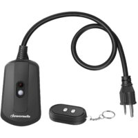DEWENWILS Wireless Remote Control Outlet,100 Feet Range,Outdoor Electrical Outlet Switch