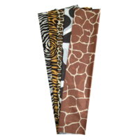 Non Bleeding Animal Skins Designs Tissue Paper, 5 Designs, 20' x 30', 20 Sheets