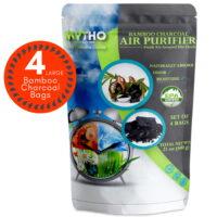 All Natural Activated Bamboo Charcoal Air Purifier, Remove Odor and Moisture from Home, Car, Closet, Shoes, and Everywhere