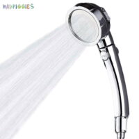BadPiggies High Pressure Handheld Shower Head with ON/Off Pause Switch 3-Settings Water Saving Showerhead