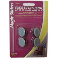 Magic Sliders 04301 1.18 in. Round Nail On Sliding Disc - Pack of 5