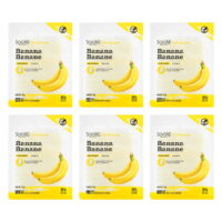 Soo'AE FOOD STORY - BANANA MASK - 6 ea Bundle pack - Moisturizing Vegan Facial mask
