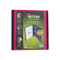 Staples 1.5' 3-Ring Better Binder Pink (13569-CC) 651746